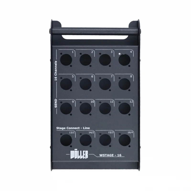 Wöller WSTAGE-16 16 Kanal Metal Stage Box (Boş)