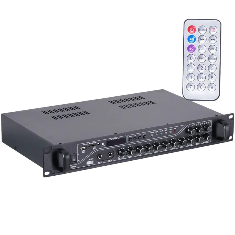 Wöller W-3300 3 Bölge Mikser Amfi 300W, 70-100V, USB, Bluetooth