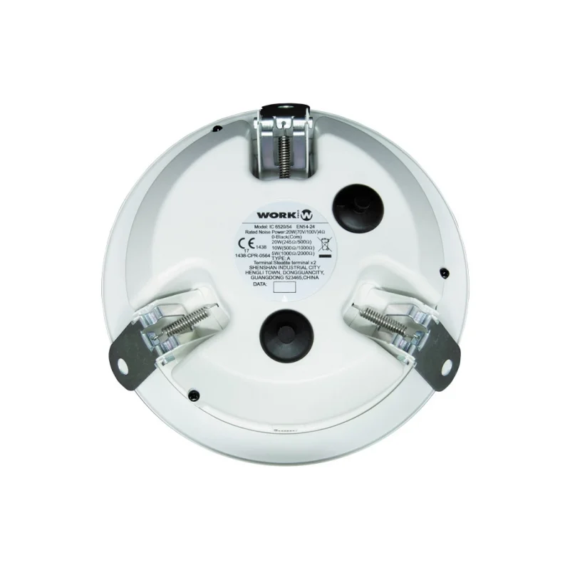 Work IC-6520 EN54 6 Tavan Hoparlörü 20W/100V