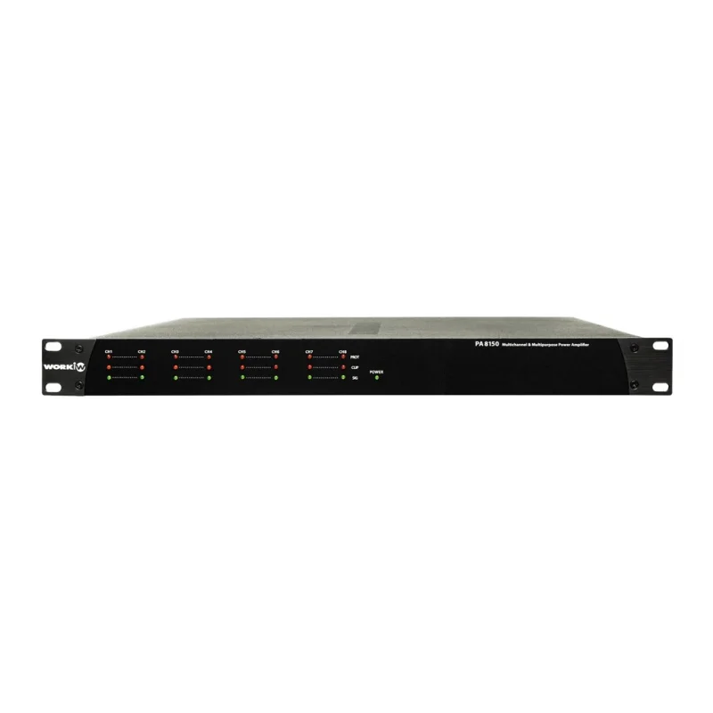 Work PA-8150 Power Amplifikatör 8x150W/4-ohm