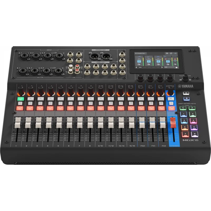Yamaha MGX16-B 16 kanal Dijital Mikser / siyah