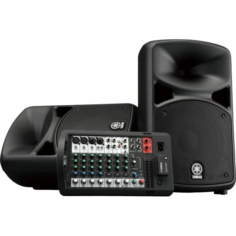 Yamaha STAGEPAS 600BT Compact Ses Sistemi, 2 Ad 10 Hoparlör ve 6-kanal Mixer