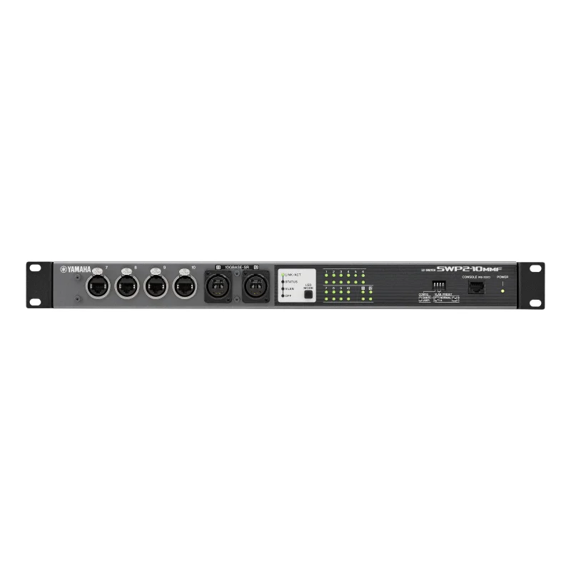 Yamaha SWP2-10SMMF L3 Yönetilebilir Dante Network Switch (10 Port / 2x opticalCON)