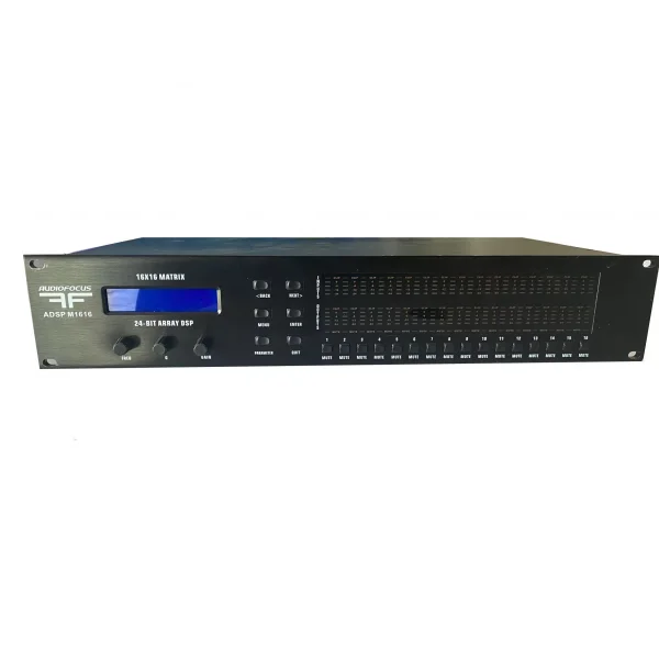 Audiofocus ADSP M1616 16x16 Matrix 16 Giriş / 16 Çıkış Dijital DSP Processor
