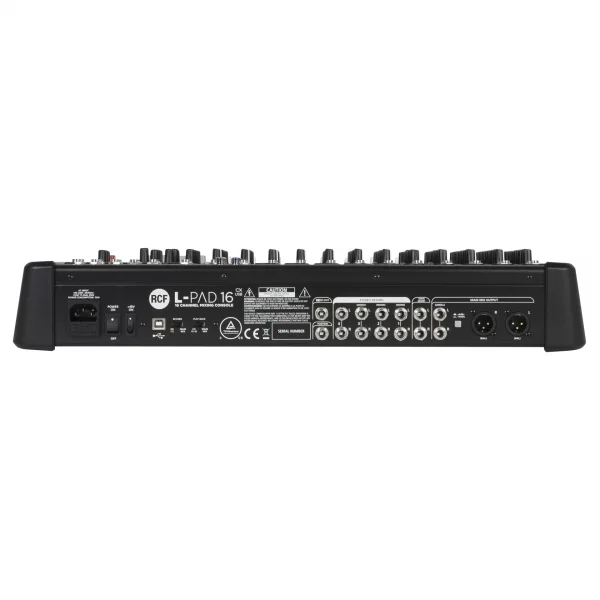 RCF L-PAD 16CX USB 16-kanal Efektli Ses Mikseri, 4 Aux
