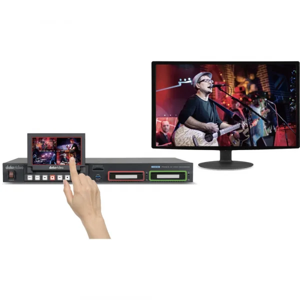 Datavideo ProRes UHD 4K Video Kayıt Cihazı (1 RU Rackmount Model)
