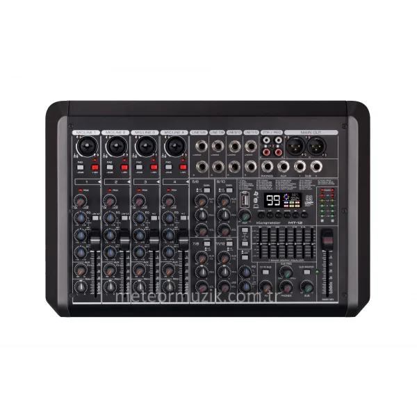 K.Meister MT-12 6-kanal Ses Mikseri, USB, Blutooth