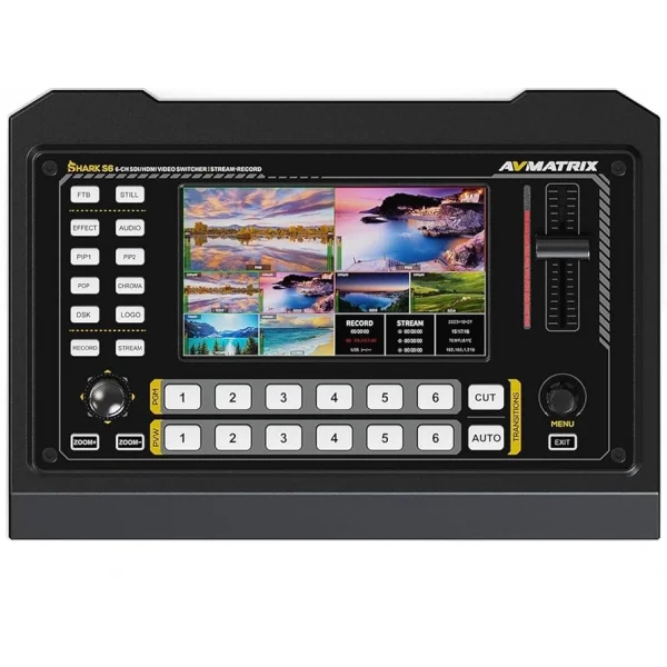 Avmatrix SHARK S6 6-CH HDMI/SDI Video Mikser & Switcher
