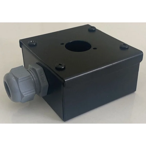 Metex BKT2081 Sıva Üstü Mikrofon Prizi, Komple Metal, Elektrostatik Boyalı, 80x80 mm