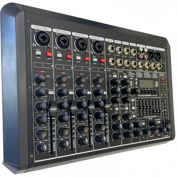 K.Meister MT-12 6-kanal Ses Mikseri, USB, Blutooth