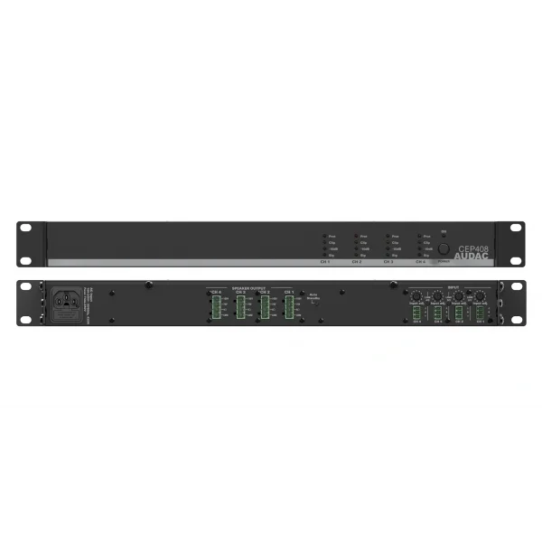 Audac CEP408 Quad Power Amplifikatör 4x80W/100V