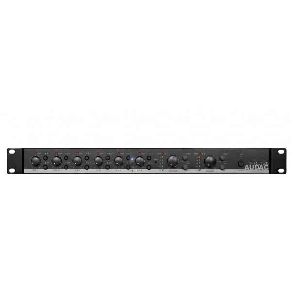 Audac PRE126 | 2-zone 6-kanal Stereo Preamplifier Mixer | Bluetooth 4.2