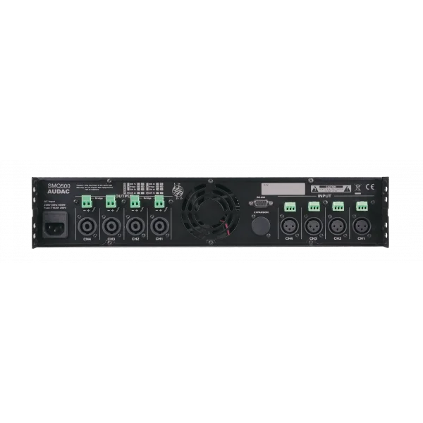 Audac SMQ500 DSP Power Amplifikatör 4x500W/4-ohm