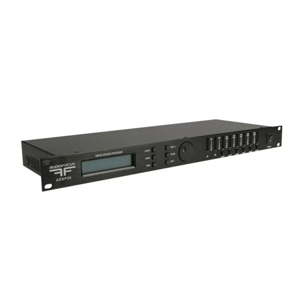 Audiofocus ADSP-26 2x6 2 Giriş / 6 Çıkış Dijital DSP Processor (kutusuz)