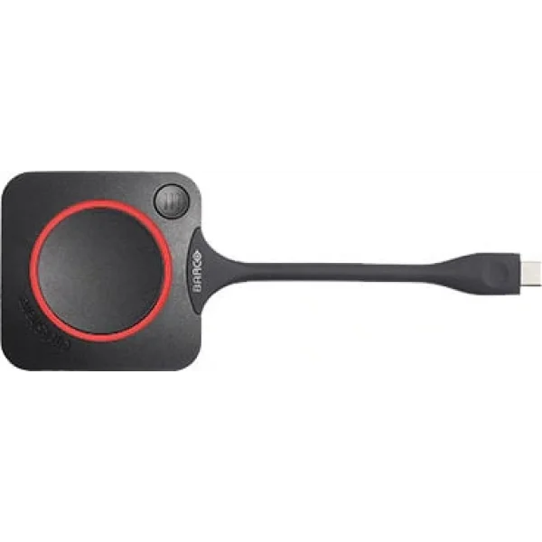 Barco R9861600D01C ClickShare Button Switch USB-C Conferencing Button (Gen 4): Tek Tıkla Kablosuz Toplantı Başlatıcı