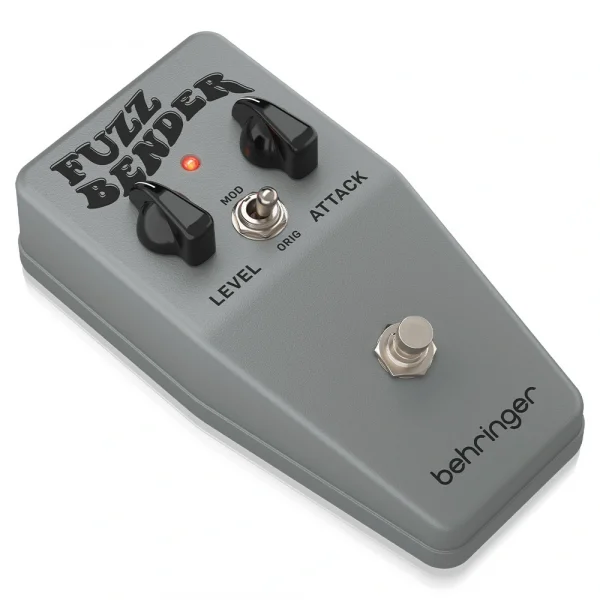 Behringer FUZZ BENDER Vintage 60s Style Fuzz Pedal with Custom Bias Mod Switch