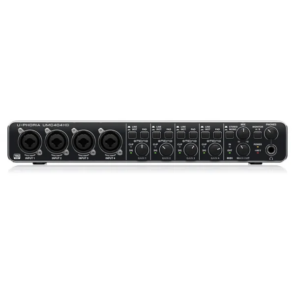 Behringer UMC404HD 4x4 24-Bit/192 kHz USB Ses Kartı