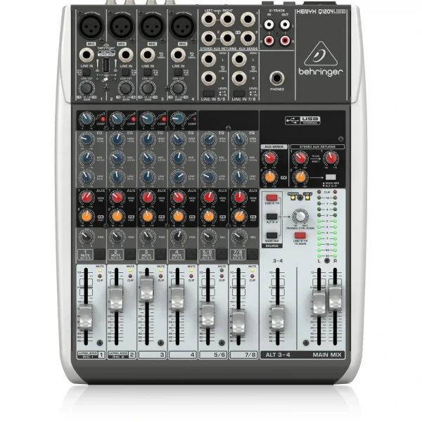 Behringer Q1204USB 6-Kanal Efektli Ses Mikseri