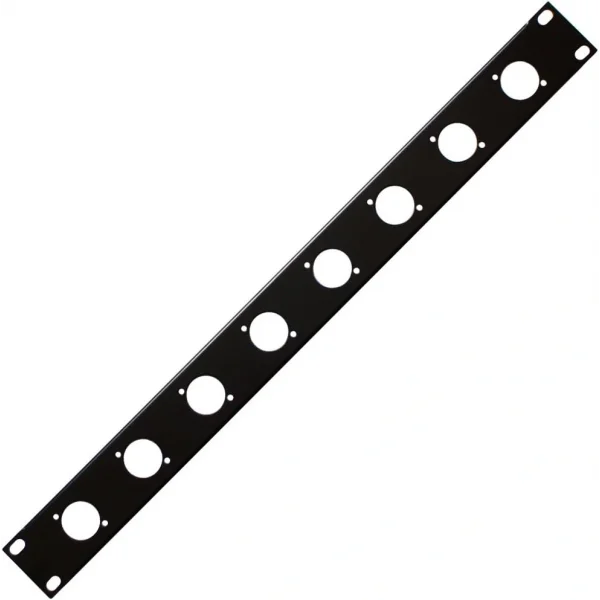 RMP8 Rack Patch Panel 8 bağlantı Şasi tip XLR, Powercon, TS konnektörler için