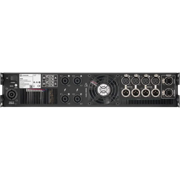 Dynacord TGX20 4x5000W Networked Touring DSP Amplifier (Rental/Pro)
