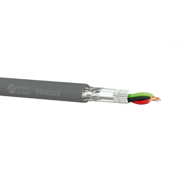 Emek EK.205DMX AES/EBU DMX Kontrol Kablosu 2x0,22mm. 110-ohm (100 Mt.)