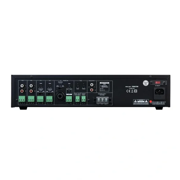 Fonestar PROX-120S 100V 120W Tek Zone Power Amplifier