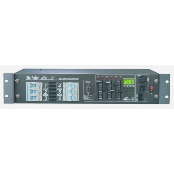 Lite Puter DX-626 6-kanal Dimmer, 6x20A