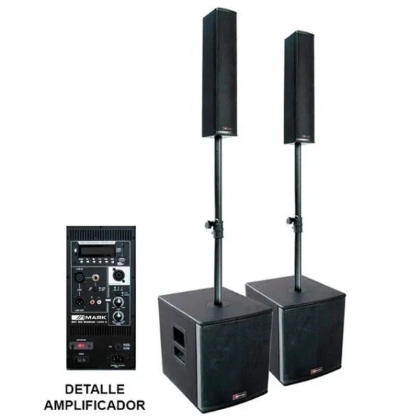 MK BIGMAN 1000 A 2li Aktif Hoparlör Sistemi 2 x Sub + 2 Üst (2x12 +2x4)