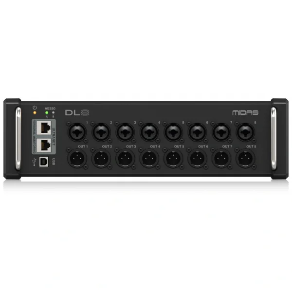 Midas DL8 PoE-Aktif 8 Giriş, 8 Çıkış Dijital Stage Box