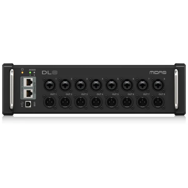 Midas DL8 PoE-Aktif 8 Giriş, 8 Çıkış Dijital Stage Box