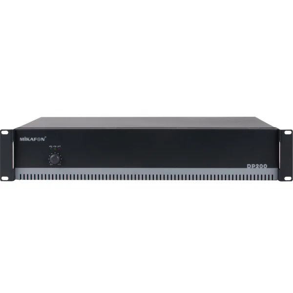 Mikafon DP200 Power Amplifikatör 1x200W/100V | Yönetilebilir Network IP