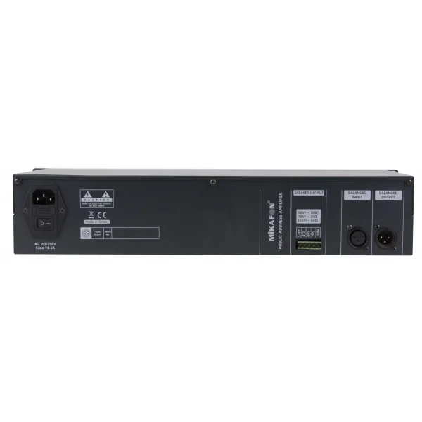 Mikafon DP200 Power Amplifikatör 1x200W/100V | Yönetilebilir Network IP