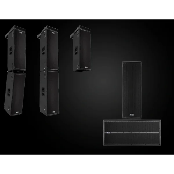 RCF TTL 6-A Aktif 2x12 3 yollu Line Array 4x6MF+1.4 HF, 4400W/peak