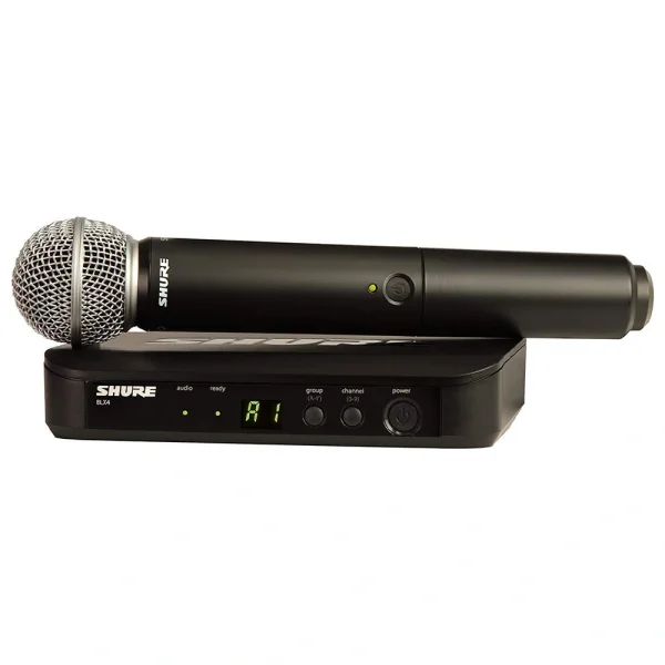 SHURE BLX24E/SM58 Portatif Tek El Kablosuz Mikrofon Seti