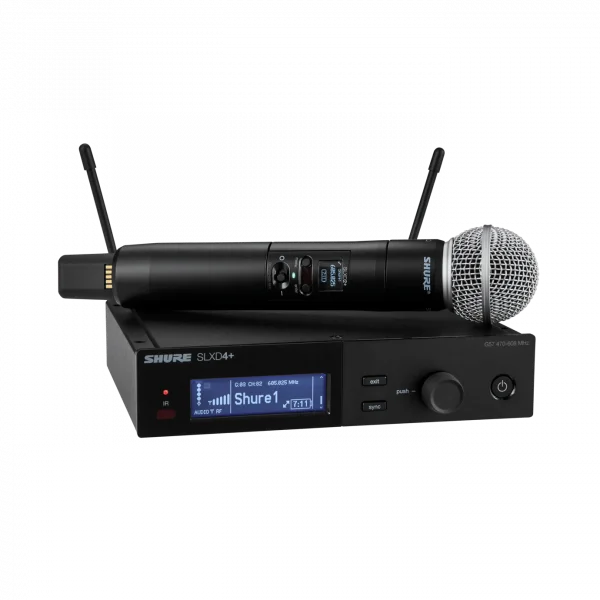 SHURE SLXD24+/SM58 PLUS El Tipi Kablosuz Mikrofon Seti