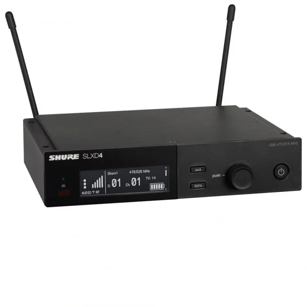 Shure SLXD4E 1 Kanal Receiver (Set parçası)