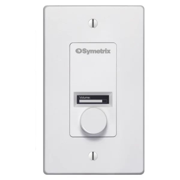 Symetrix W1 IP Duvar Kumandası, Enkoder ve OLED Ekran, Beyaz US
