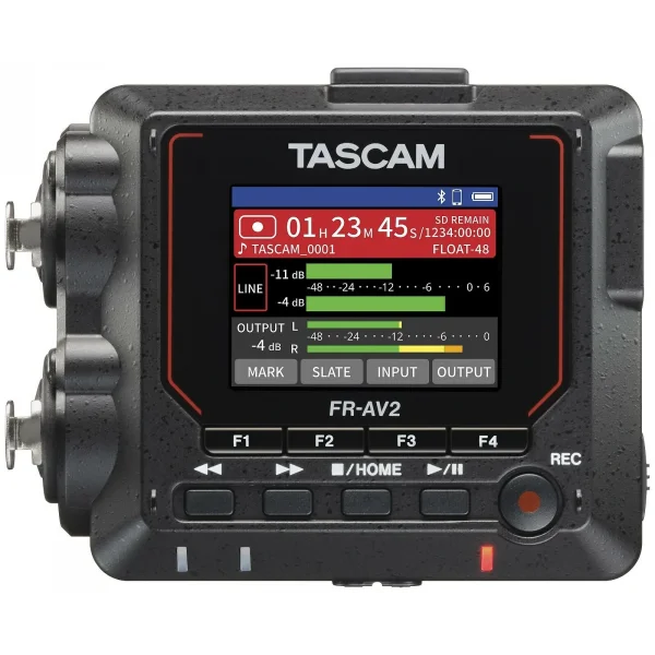 Tascam FR-AV2 2-Kanal 32-Bit Float Portatif Alan Ses kayıt Cihazı  & Timecode Generator