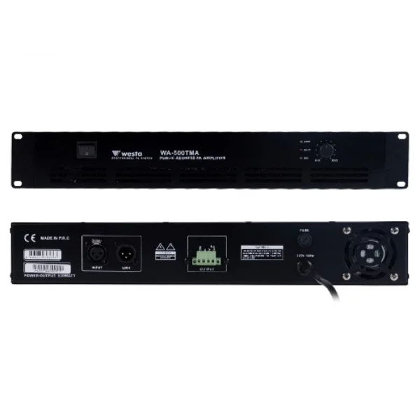 WESTA WA-500TMA 500W/100V 8-ohm Power Amplifikatör