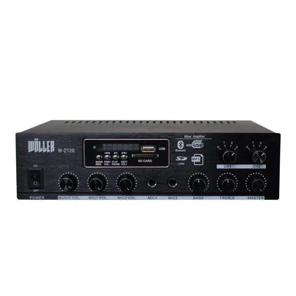 Wöller W-2120 2 Bölge 100W Mikser Amfi 4-ohm 100V