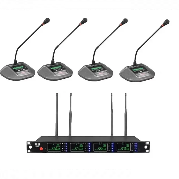 Wöller W-4000 4 Mikrofonlu Modüler Kablosuz Set