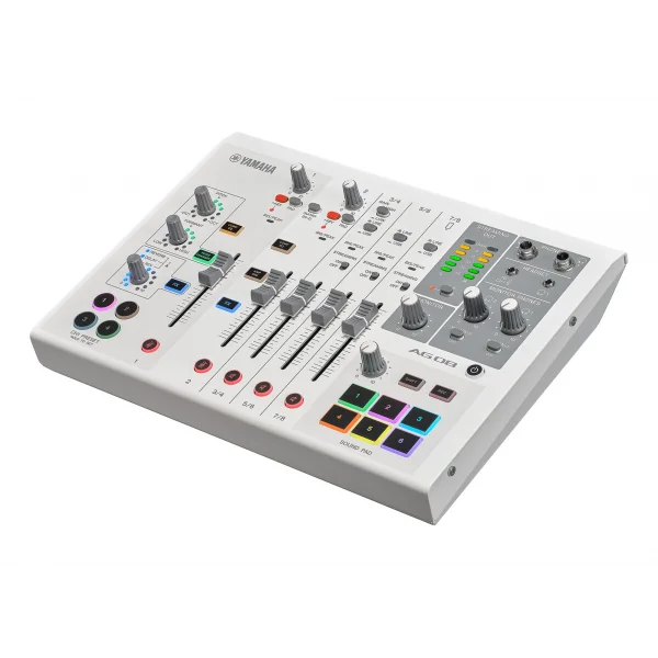 Yamaha AG08 8-kanallı Yayın Mikseri (white)