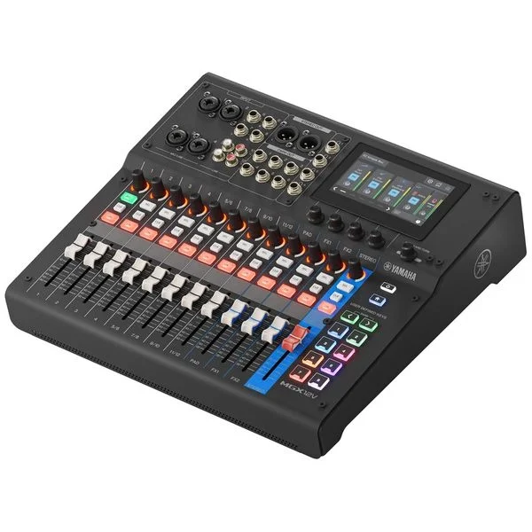 Yamaha MGX12V-B 12 Kanal Dijital Mikser, with 4K Video Capture / siyah