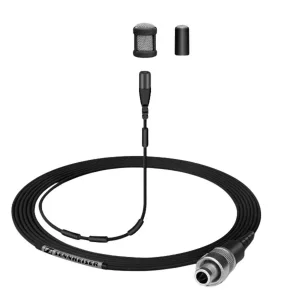 Sennheiser MKE 1-4 Küresel Minyatür Yaka Mikrofonu (3 pin SE konnektör, Antrasit)