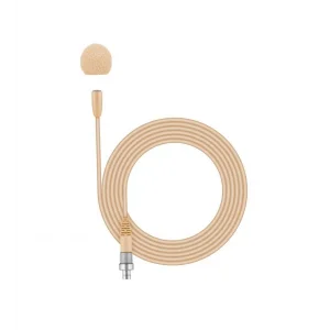 Sennheiser MKE ESSENTIAL OMNI-BEIGE-3-PIN Yaka Mikrofonu (3 pin konnektör, Bej)