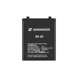 Sennheiser BA 62 Şarj Edilebilir Batarya (SK 6212 mini bodypack vericisi)