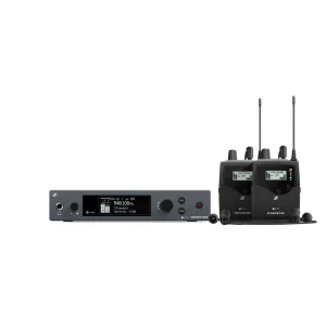 Sennheiser ew IEM G4-TWIN-A1 Kablosuz Stereo In-Ear Monitör Seti – 2 Alıcılı (A1, 470–516 MHz)