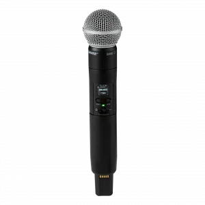 Shure SLXD2+/SM58 Dijital Kablosuz El Vericisi (SM58 Kapsül)