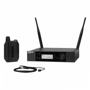 Shure GLXD14R+/93 Dijital Kablosuz Rack Yaka Mikrofonu Seti (WL93 Omni)