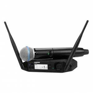 Shure GLXD24+/B58 Dijital Kablosuz El Mikrofonu Seti (BETA 58A Süperkardioid)